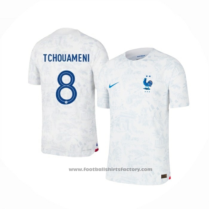 France Player Tchouameni Away Shirt 2022